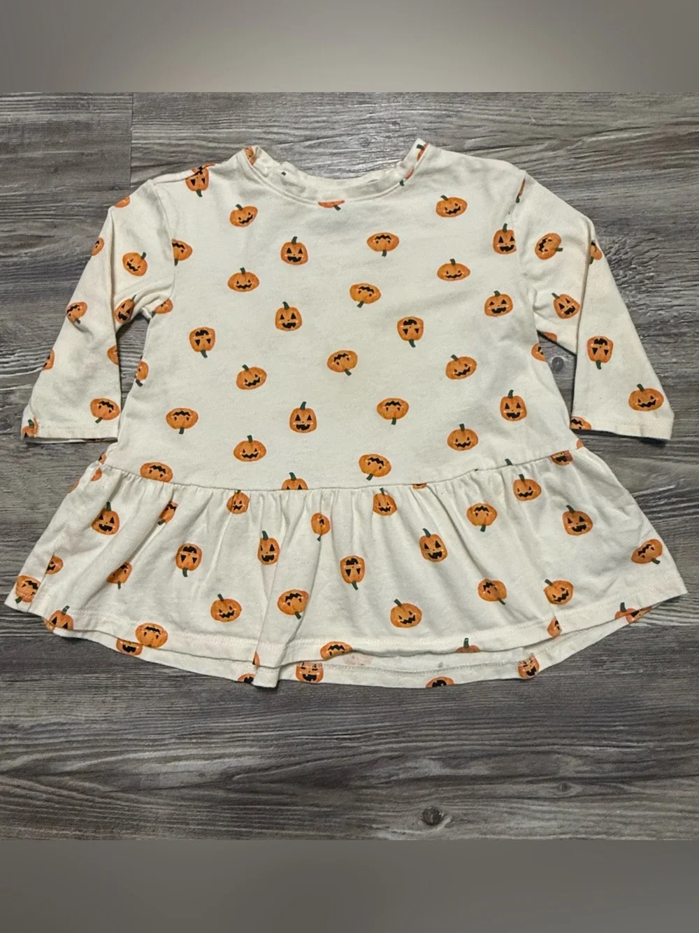 Old Navy Girls Fall Outfit Set 18-24M 3 Piece Pumpkin Leaf Floral